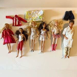 High school musical dolls and ken doll